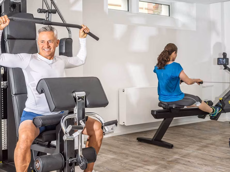 Laudensacks Parkhotel & Retreat - Luxushotel Bad Kissingen - Hotel-Aufenthalt - Impressionen - Gym